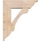 Ekena Millwork Legacy Traditional Smooth Bracket w/ Offset Brace, Douglas Fir, 7 1/2"W x 24"D x 28"H BKT0806X24X28LEC01SDF - alternate 4
